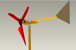 wind turbine with mechanism