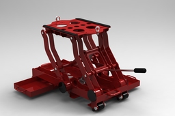 Production medium duty bike lift