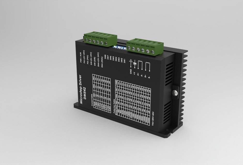 Pilote Pas à Pas DM542 Haute Subdivision - Pour Moteurs Nema 17, 23, 34 - 4,2A Max, 24-50V - CNC, Gravure, Impression 3D - 8