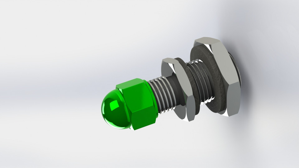 Valve Stem 3D CAD Model Library GrabCAD