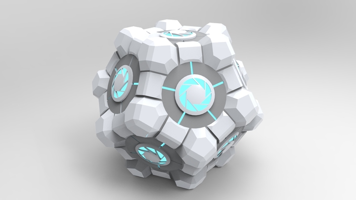 The Parametric twelve sided companion cube.