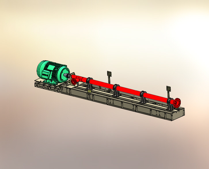 Horizontal Pump System 3D CAD Model Library GrabCAD