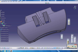 Plastic part Surface design