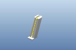 magazine with recoiling sping