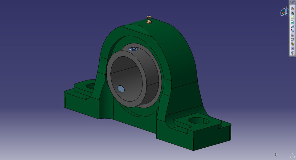 Pillow block collection 3D CAD Model Library GrabCAD