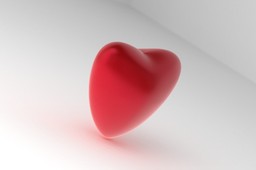 red heart gift 