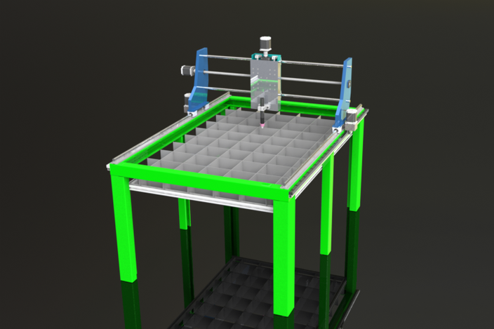 CNC plasma cutting table