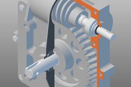 Complete Worm Gear Assembly