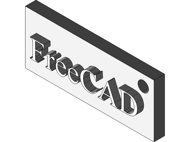 Key-ring FreeCAD