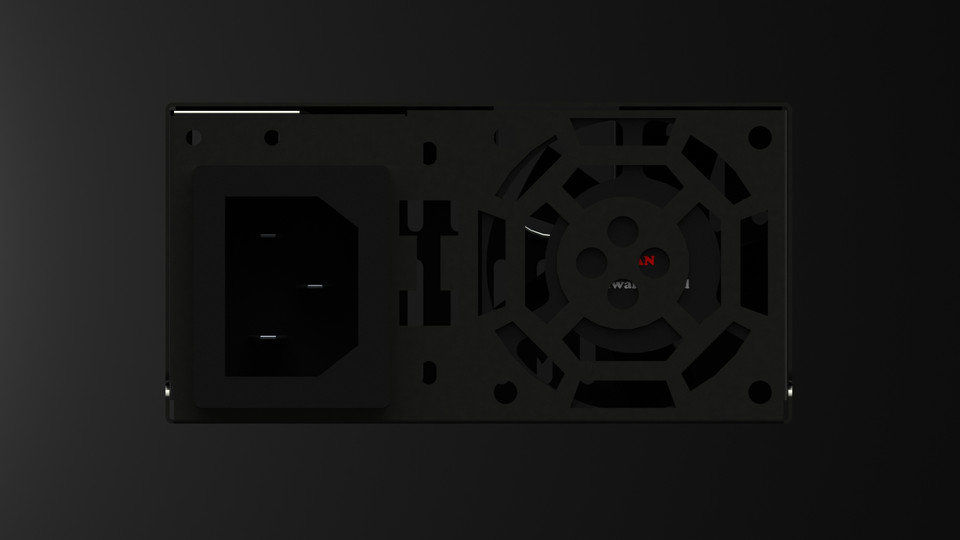 Power Supply Exhaust Fan 3D CAD Model Library GrabCAD