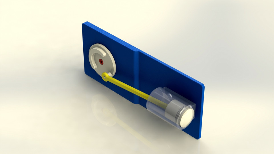 Piston Cylinder Mechanism 3D CAD Model Library GrabCAD
