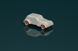 Retro car surface