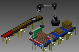 robot palletizer using adruino