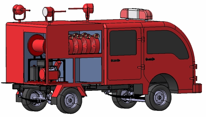 Quick Response Fire Truck