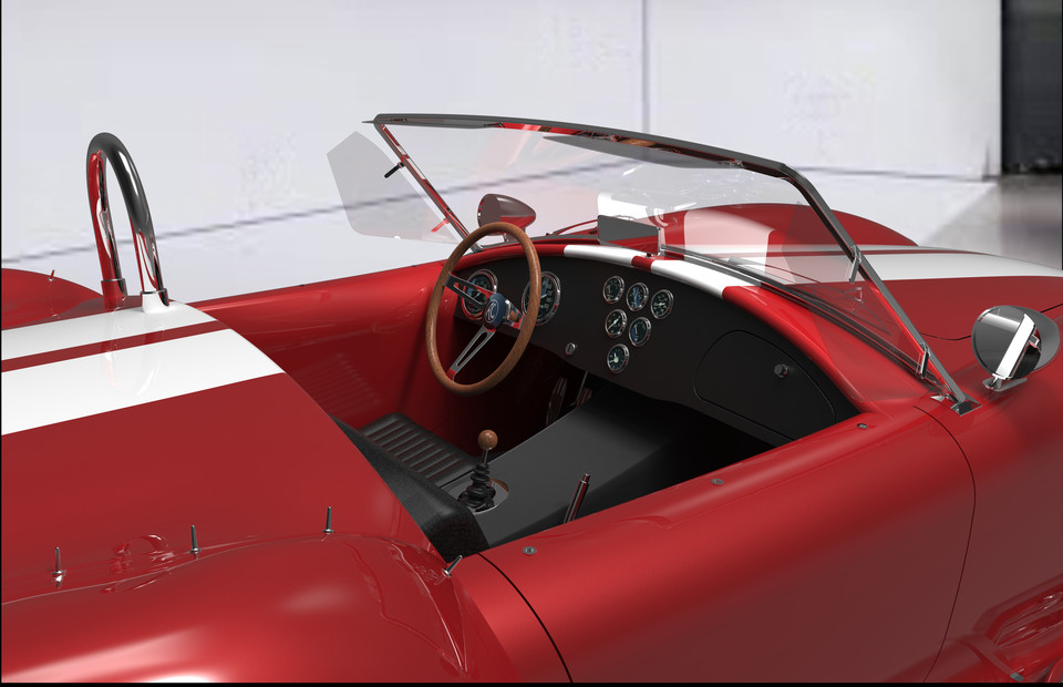 Shelby Cobra 01 3D CAD Model Library GrabCAD