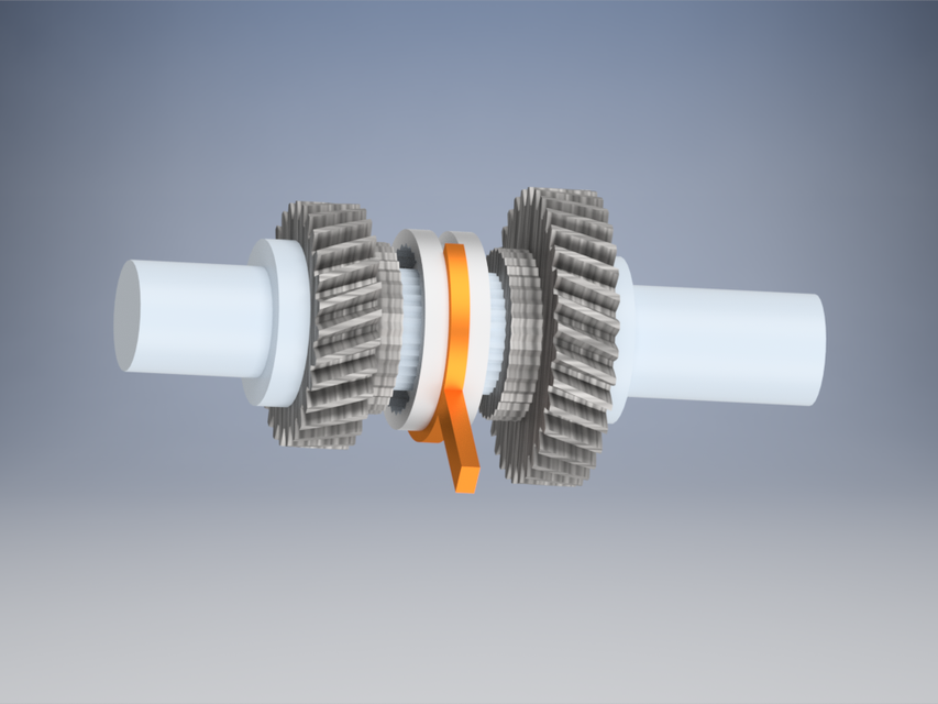gear shifting mechanism 3D CAD Model Library GrabCAD