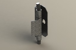 Sheet metal box hinge