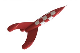 Tintin Moon Rocket