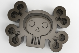 3D Printshow Challenge 11: skull shaped ash tray