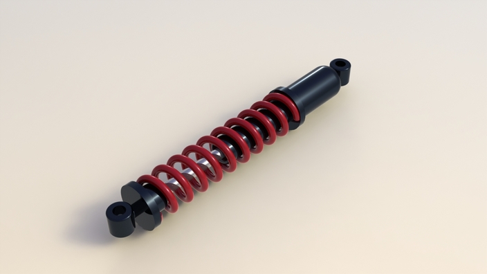 MOTORCYCLE SHOCK HONDA CG 125CC / AMORTECEDOR DE MOTOCICLETA HONDA GC 125CC