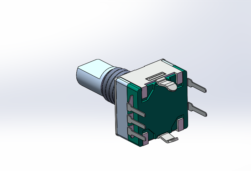 Rotary encoder 旋转编码器 3D CAD Model Library GrabCAD