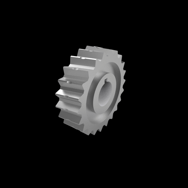 Helical Gear 3D CAD Model Library GrabCAD