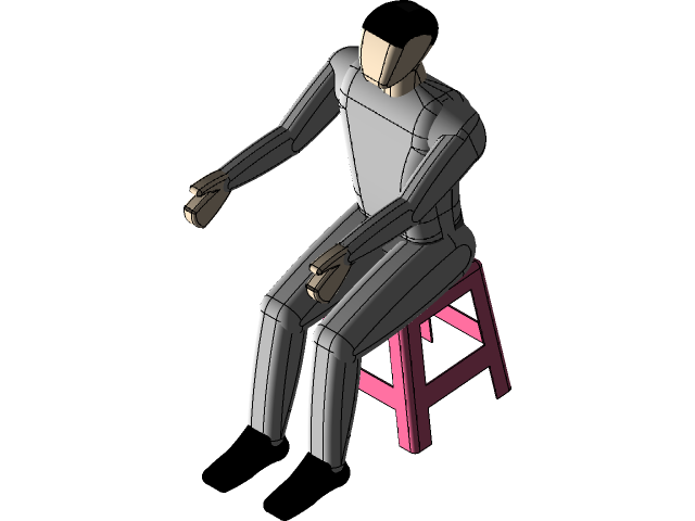 A human body