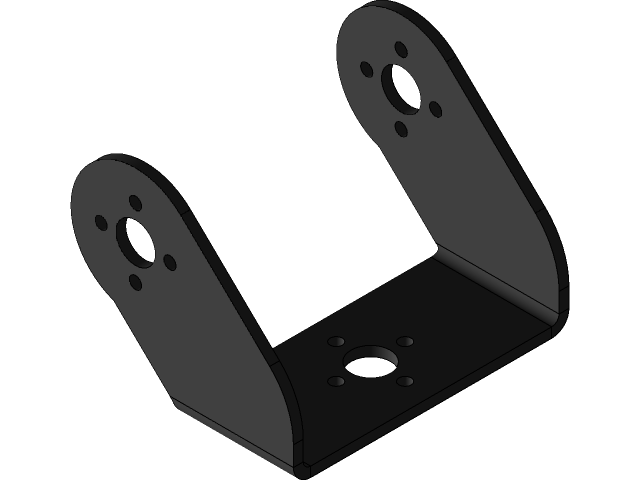 Servo Brackets | 3D CAD Model Library | GrabCAD