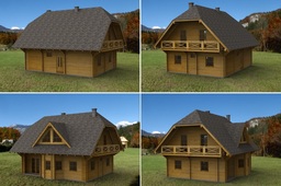 Wooden House 9,5 x 7,5