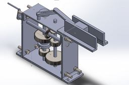 witworth quick return mechanism with a manual gear transmission