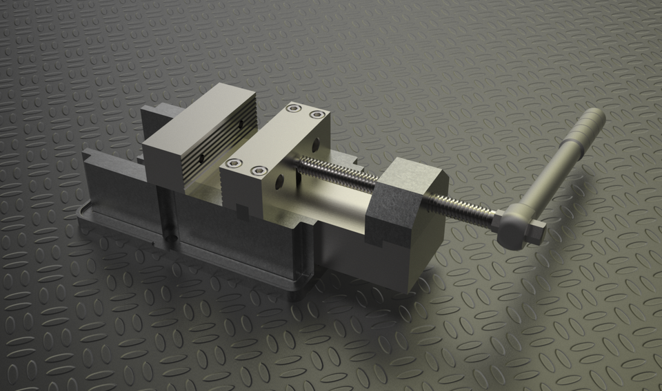 Precision machine vise