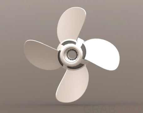 4 bladed propeller