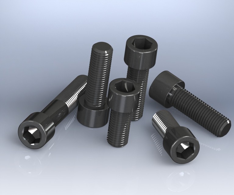 allen screws tutorial 3D CAD Model Library GrabCAD