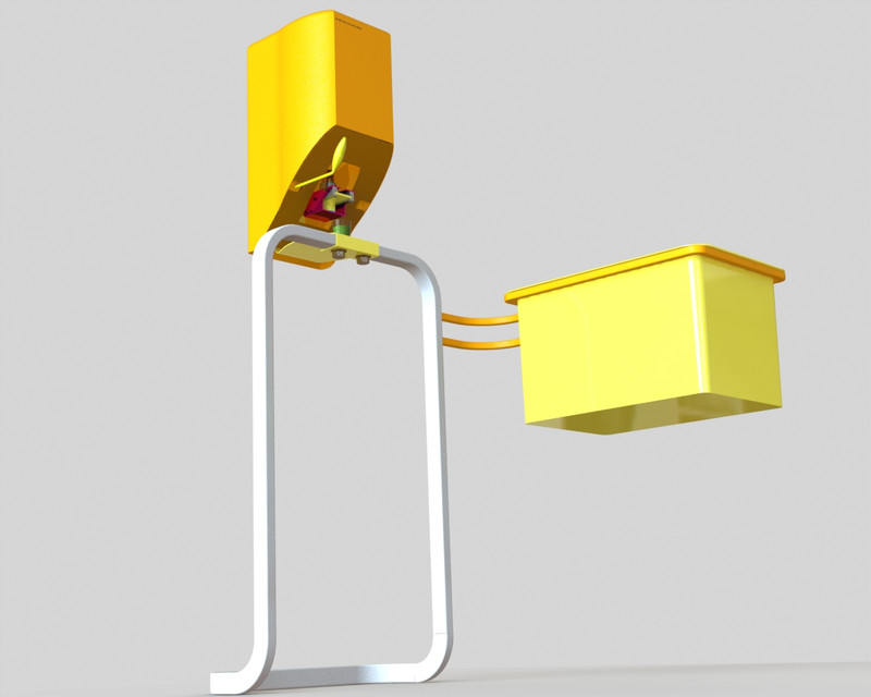 POWDER DISPENSER 3D CAD Model Library GrabCAD