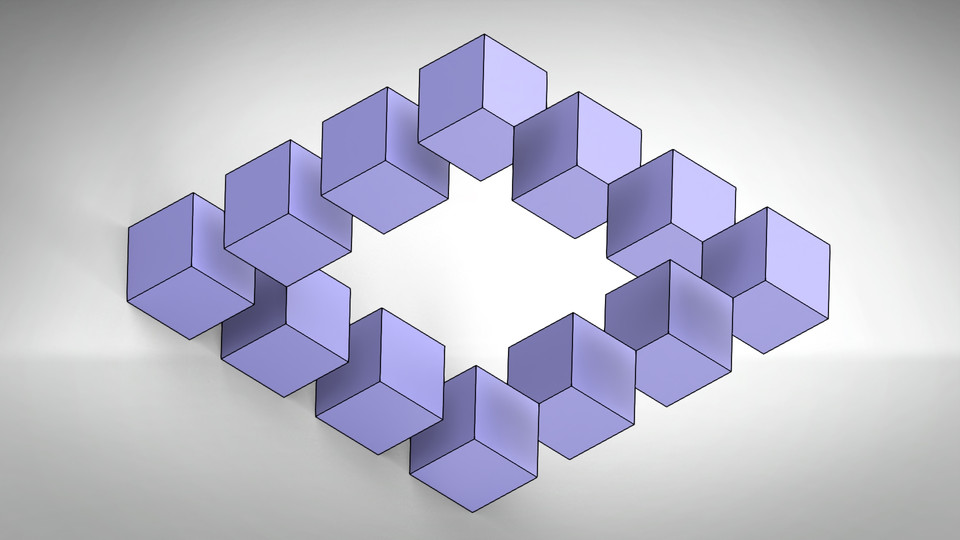 12 cubes