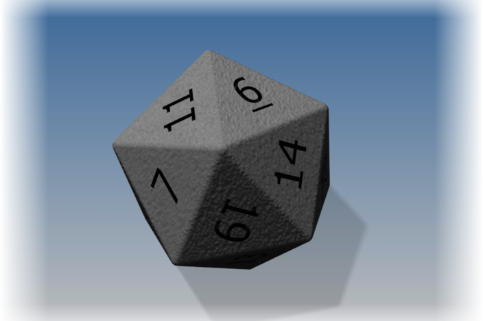 20 Sided Die - Autodesk Inventor, STL, STEP / IGES, Other - 3D CAD ...
