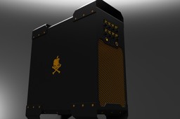  Black Skull Mac Pro