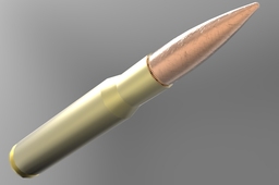 .50 BMG catridge model from drawings found on internet