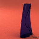The glass vase.