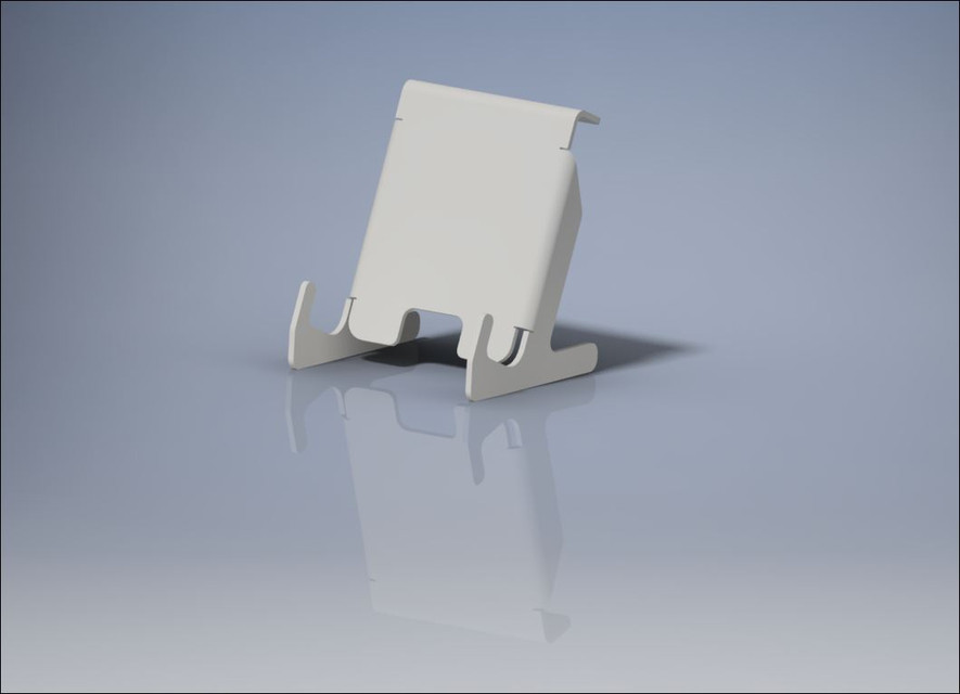 Foldable Metal Phone Stand Sheet Metal Phone Stand Steps (with