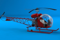 Bell 47 Helicopter