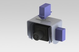 RC pan-tilt FPV camera mount