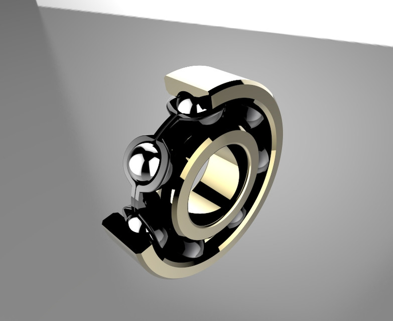 Bearing 3D CAD Model Library GrabCAD