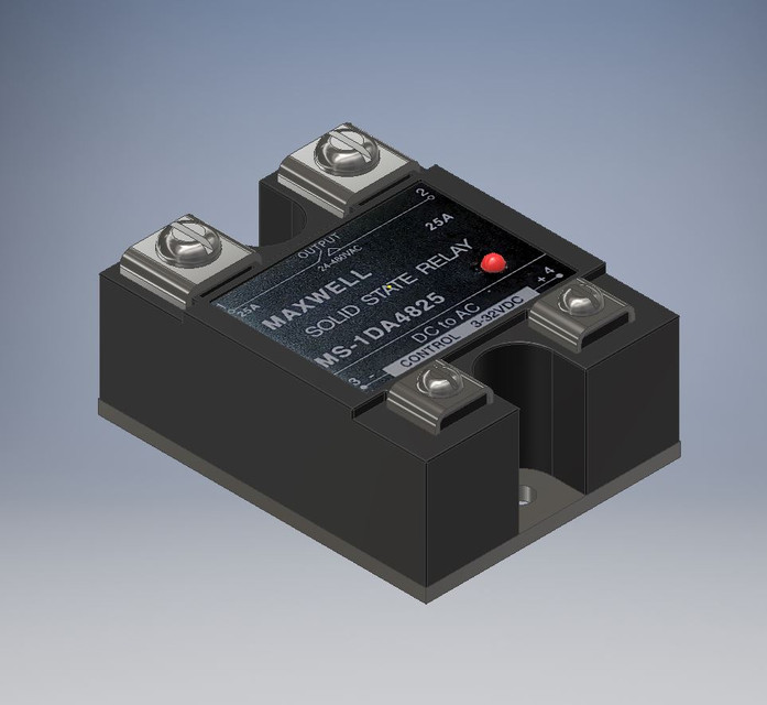 Solid State Relay_MS1DA4825 3D CAD Model Library GrabCAD