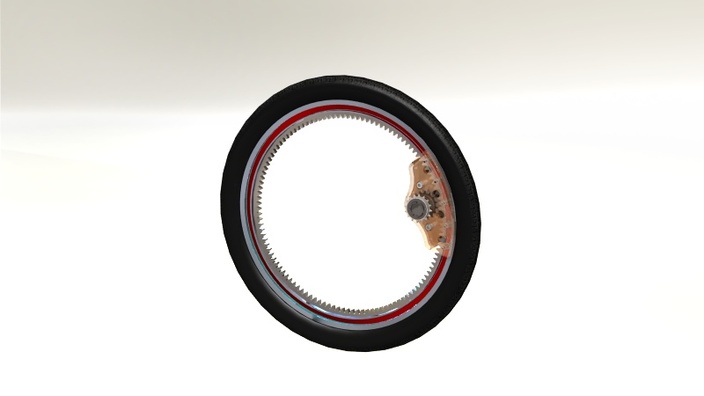 Hubless Bicycle Rim Concept