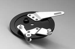 British hub co rear brake plate assembly