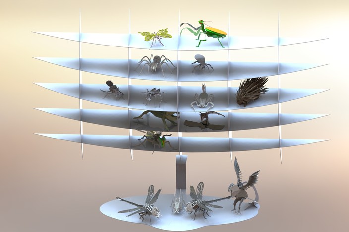 Display, Stainless Steel Shelving Unit...For The Bugs