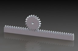 A Simple rack and pinion