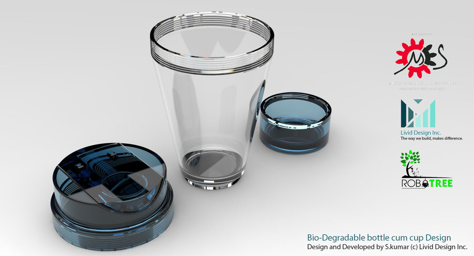 Bio-Degradable Cup & Bottle