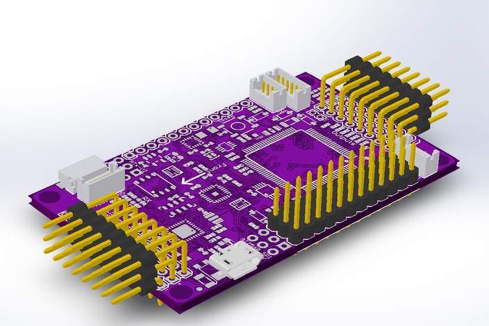 APM 2.6 Board - STEP / IGES, SOLIDWORKS - 3D CAD model - GrabCAD